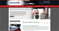 Desktop Screenshot of medstarambulance.org