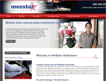 Tablet Screenshot of medstarambulance.org